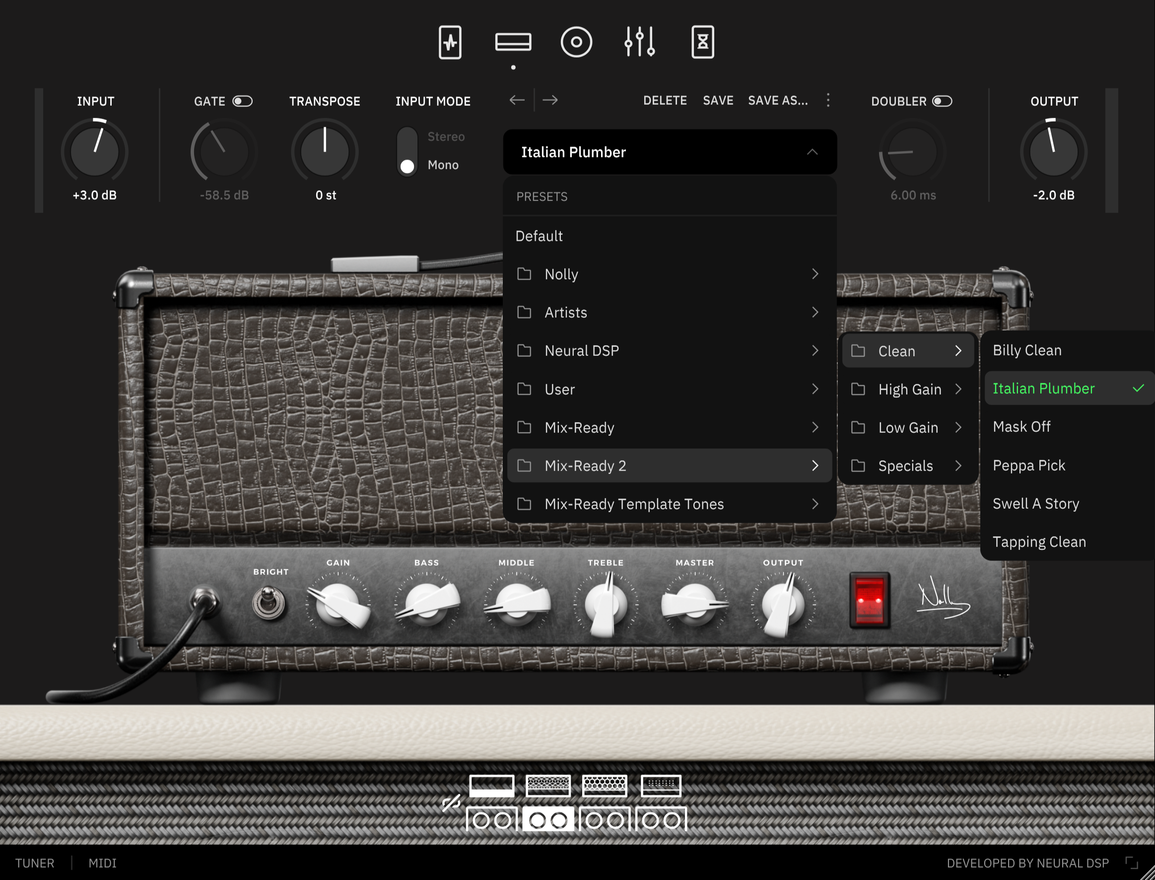 Neural DSP Archetype Nolly X Presets Tone Pack Mixing Mix-Ready Ambient Clean Lead High Gain Djent Thall Metal Rock Pop Punk