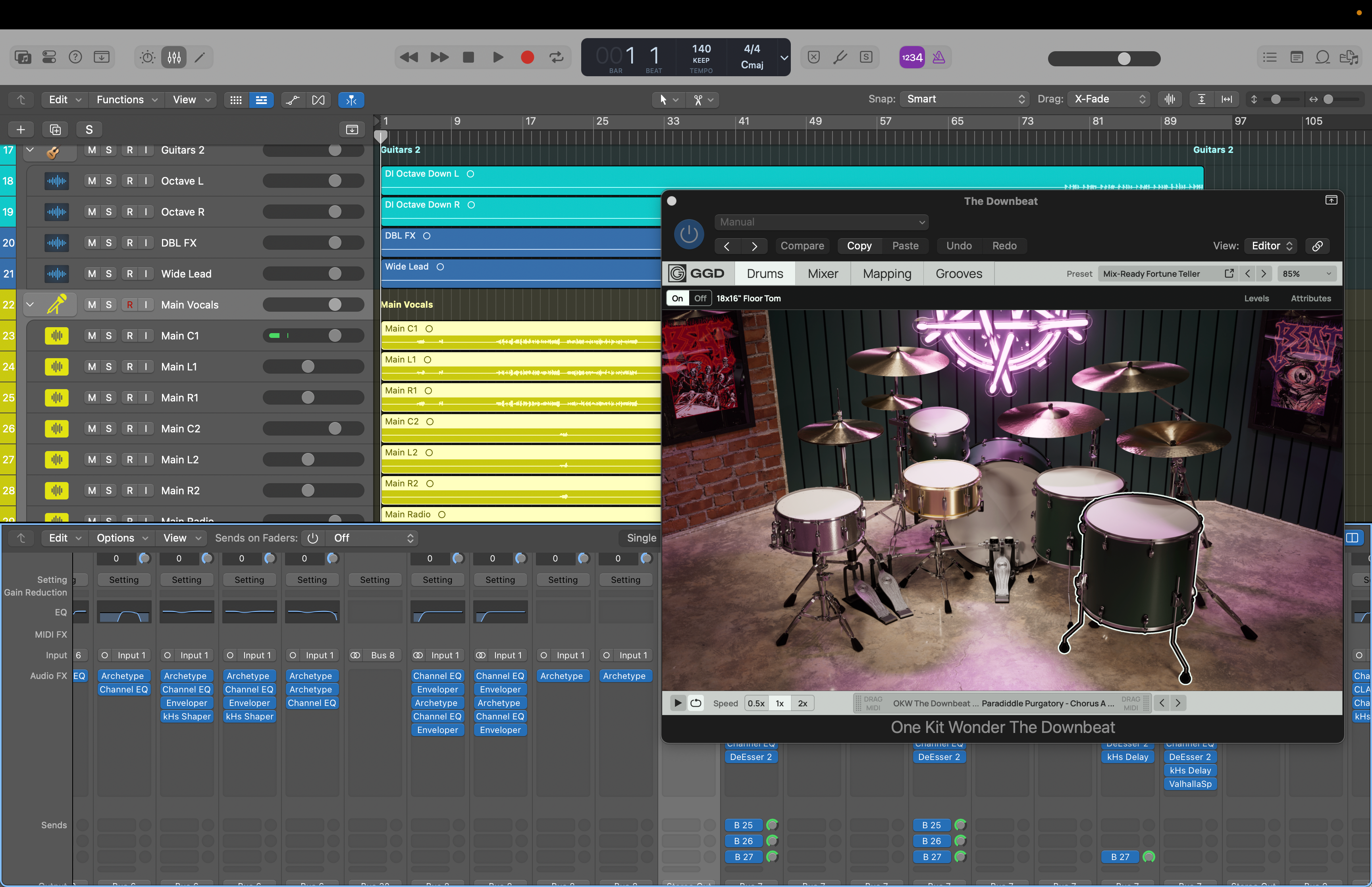 Songwriting Template "The Downbeat"
