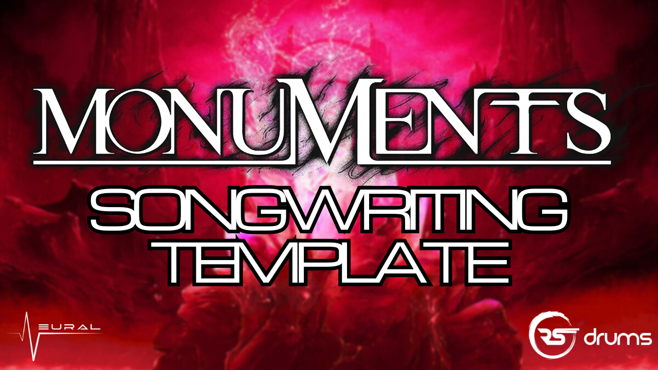 Mix-Ready RS Drums The Monarch Kit Monuments DAW Mixing Template pre-mixed drums Andy Cizek vocals bass John Browne guitars modern metal riff Neural DSP Submission Audio Waves