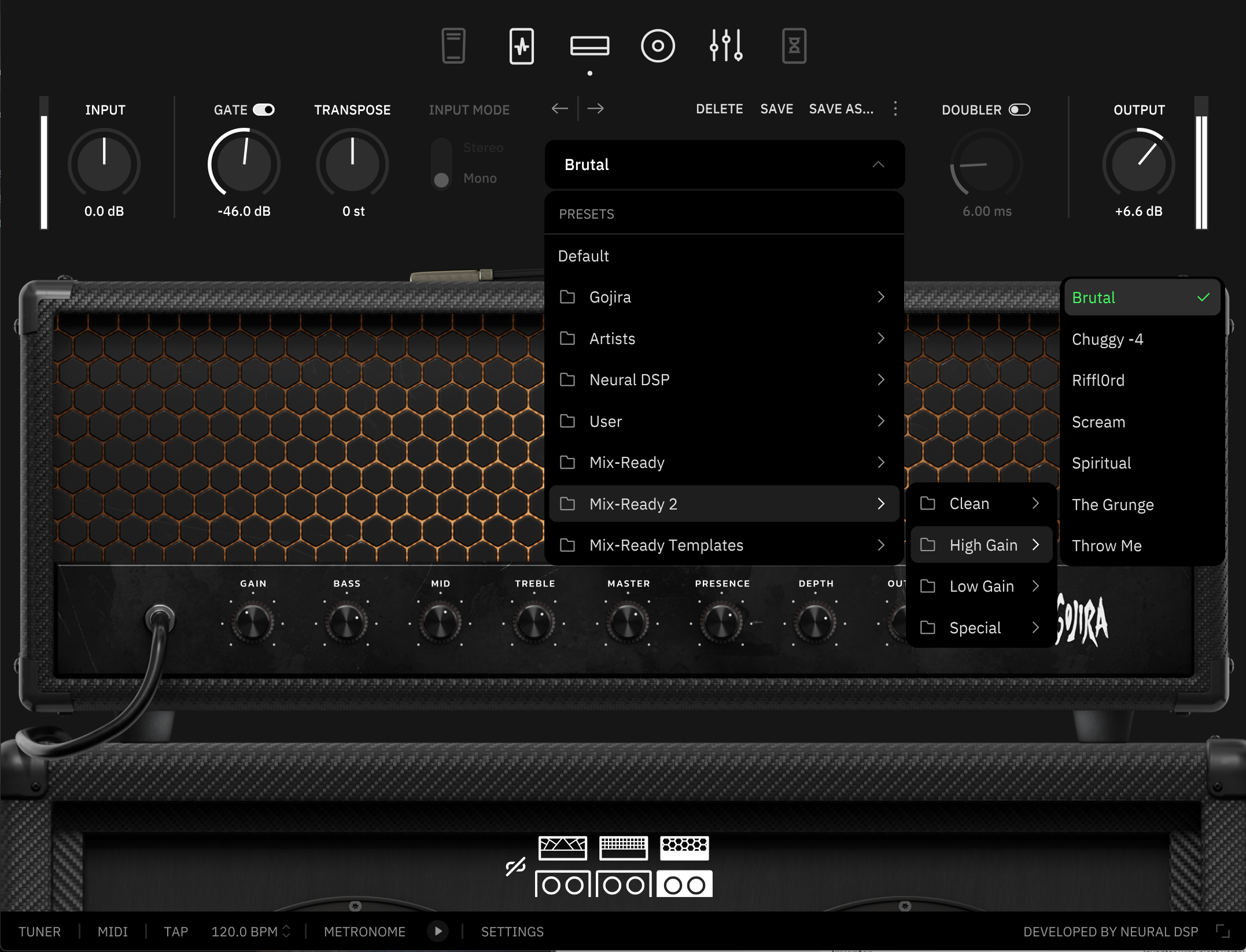 Mix-Ready Neural DSP Archetype Gojira X presets Tone Pack Mixing Clean Tone High Gain Djent Metal Deathcore Metalcore Quad Cortex
