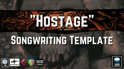 Mix-Ready Hostage DAW Songwriting Template Metal Thrash Hardcore Metalcore Djent Mixing GGD GetGood Drums Neural DSP Cubase Studio One Reaper Logic Pro X Ableton Mastering