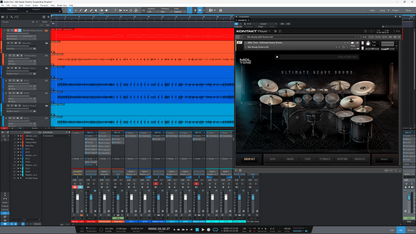 Mix-Ready DAW Template Pantera Cowboys from Hell Thrash Groove Metal Metallica Mixing Songwriting UHD MDL Tone Drums Tone3000 NAM Profiles Neural DSP Studio One