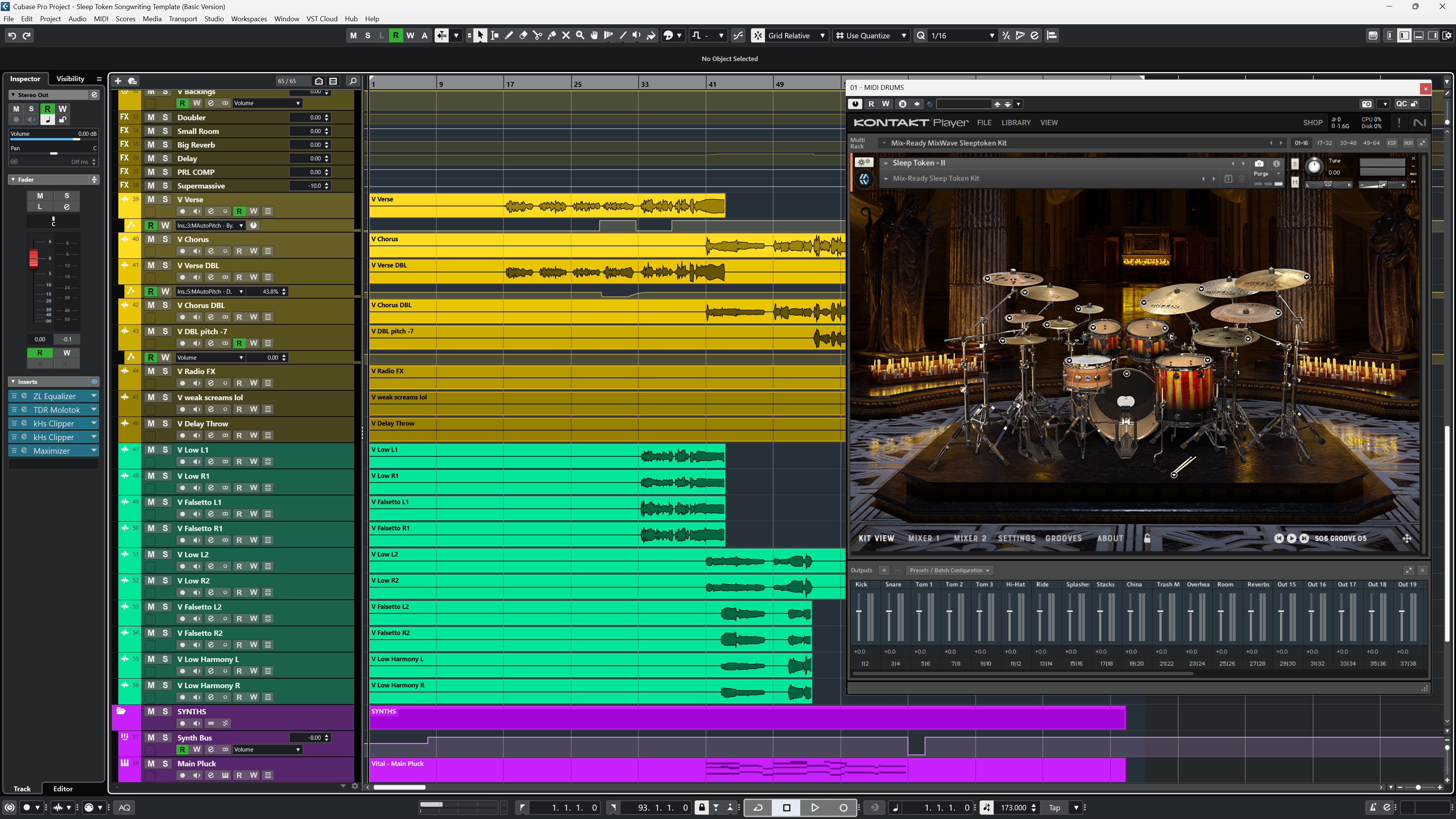 Songwriting Template "Sleep Token"