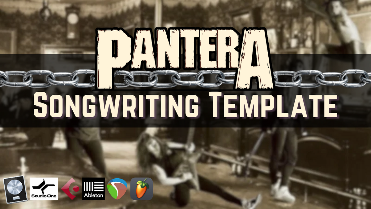Mix-Ready DAW Template Pantera Cowboys from Hell Thrash Groove Metal Metallica Mixing Songwriting UHD MDL Tone Drums Tone3000 NAM Profiles Neural DSP Cubase Studio One Reaper Logic Pro X FL Studio Ableton