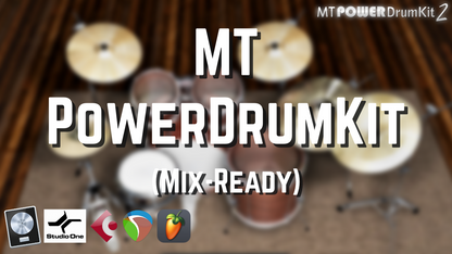 MT PowerDrumKit 2 Template | Free PlugIns only