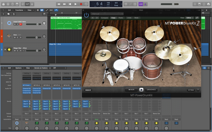 MT PowerDrumKit 2 Template | Free PlugIns only